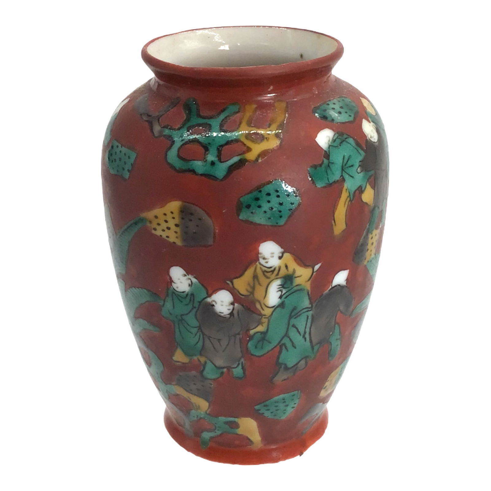 Small Chinese Porcelain Vase Signed (1 of 6)