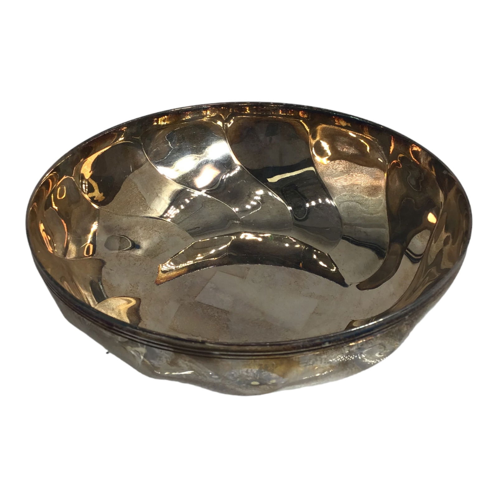 Christofle Torsades France Silverplate Bowl Swirl Hollowware: Christofle Torsades France Silverplate Bowl Swirl Hollowware IMPORTANT: NO In-House Shipping, Please read our shipping terms for provider.