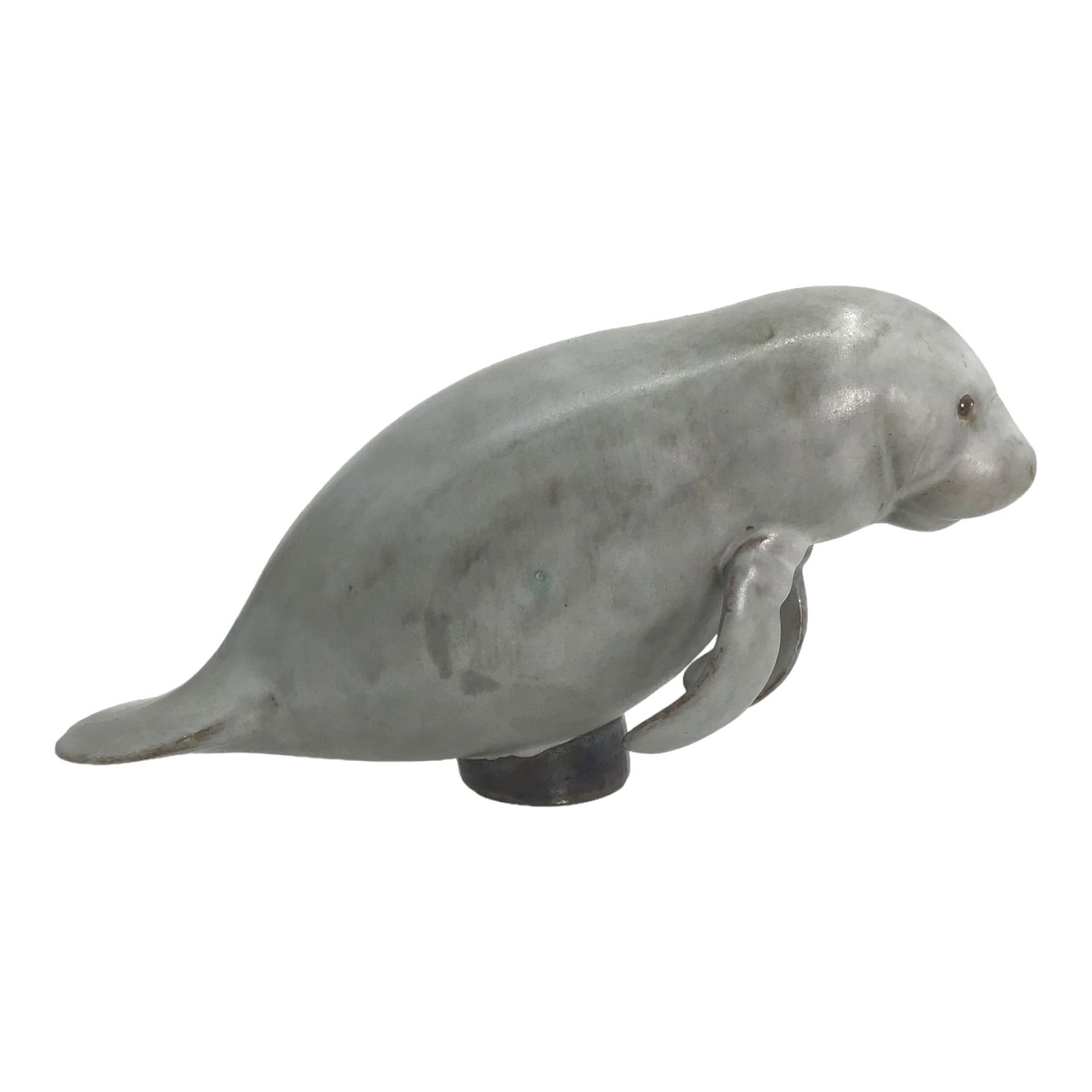Manatee Sculpture Signed and Dated: Manatee Sculpture Signed AD and Dated 1988. IMPORTANT: NO In-House Shipping, Please read our shipping terms for provider.