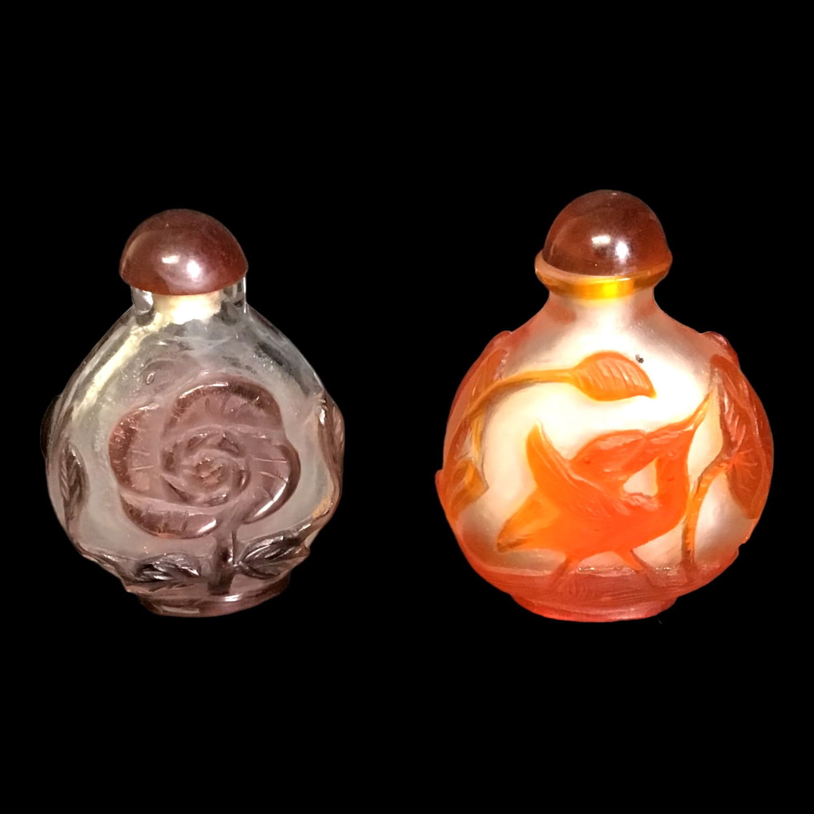 Lot of 2  Oriental Snuff Bottles (1 of 6)