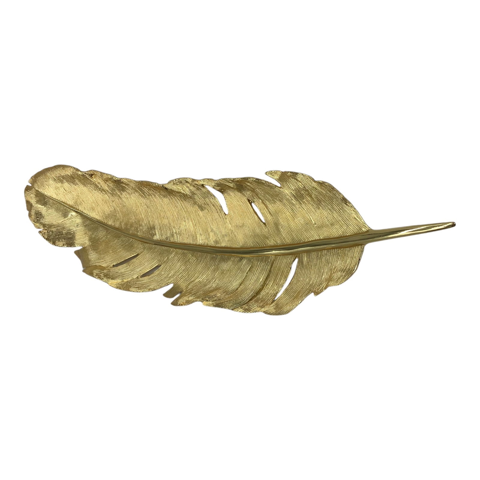 Michael Aram Gold Feather Tray (1 of 4)