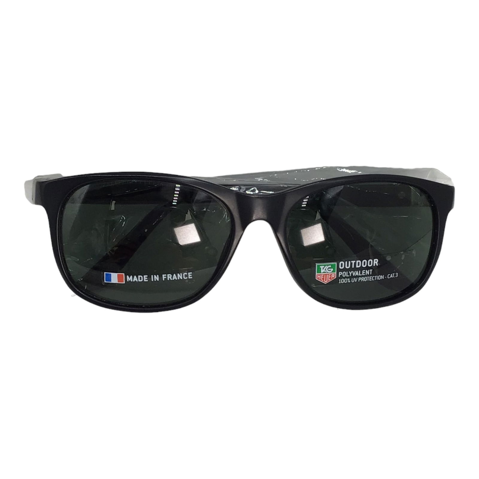 TAG Heuer 66 9382 301 541703 Oval Sunglasses, Black, 54 mm NIB (1 of 4)