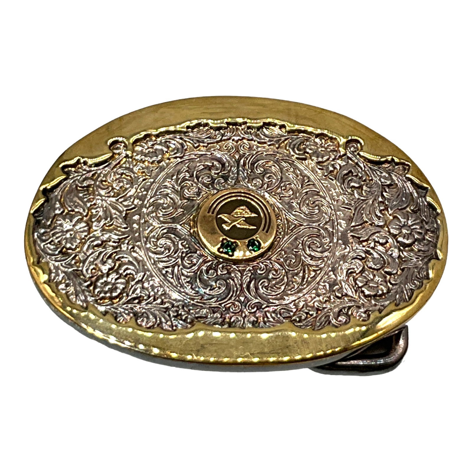 1981 O.C. Tanner Brass Belt Buckle (1 of 4)