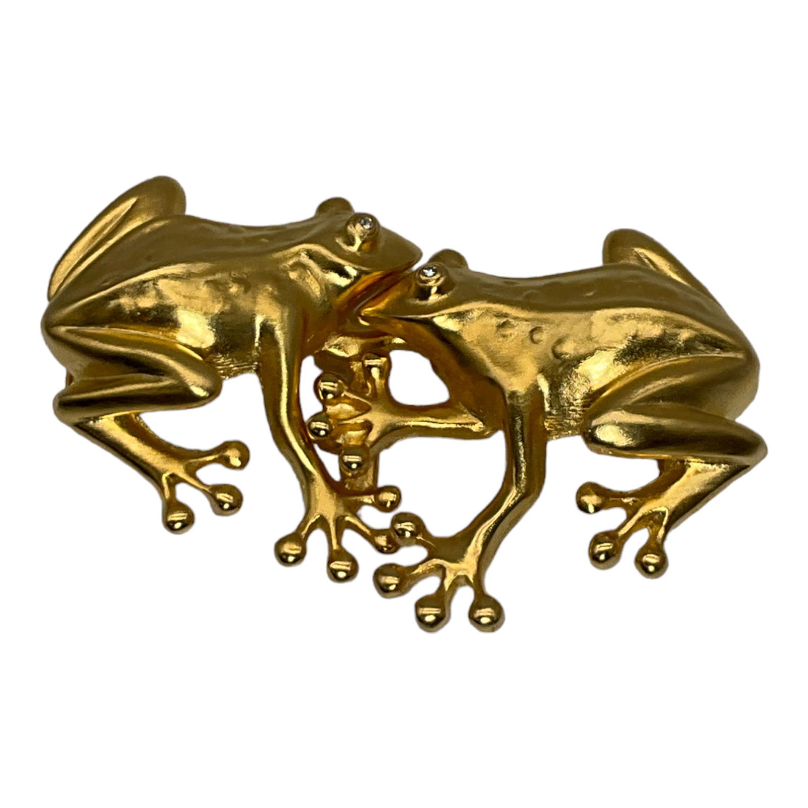 Doreen Ryan Signed 1993 Frogs Belt Buckle (1 of 3)