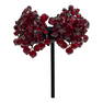 Kenneth J. Lane Ruby Red Cluster Earrings