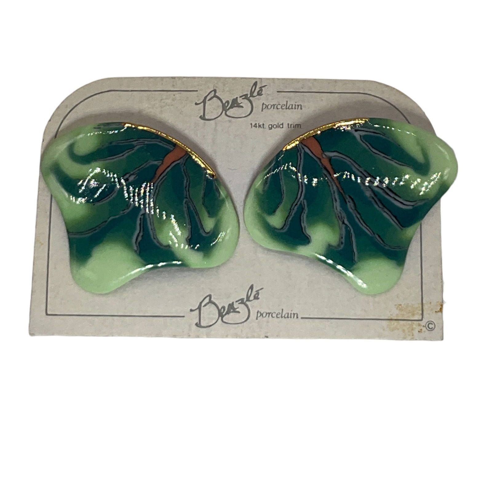 Benzle Artisan Porcelain Earring. (1 of 2)