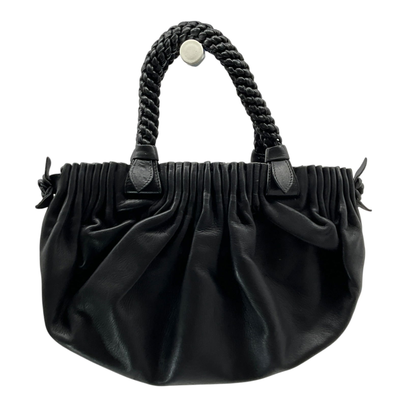 Bottega Veneta Black Handbag Italy (1 of 4)