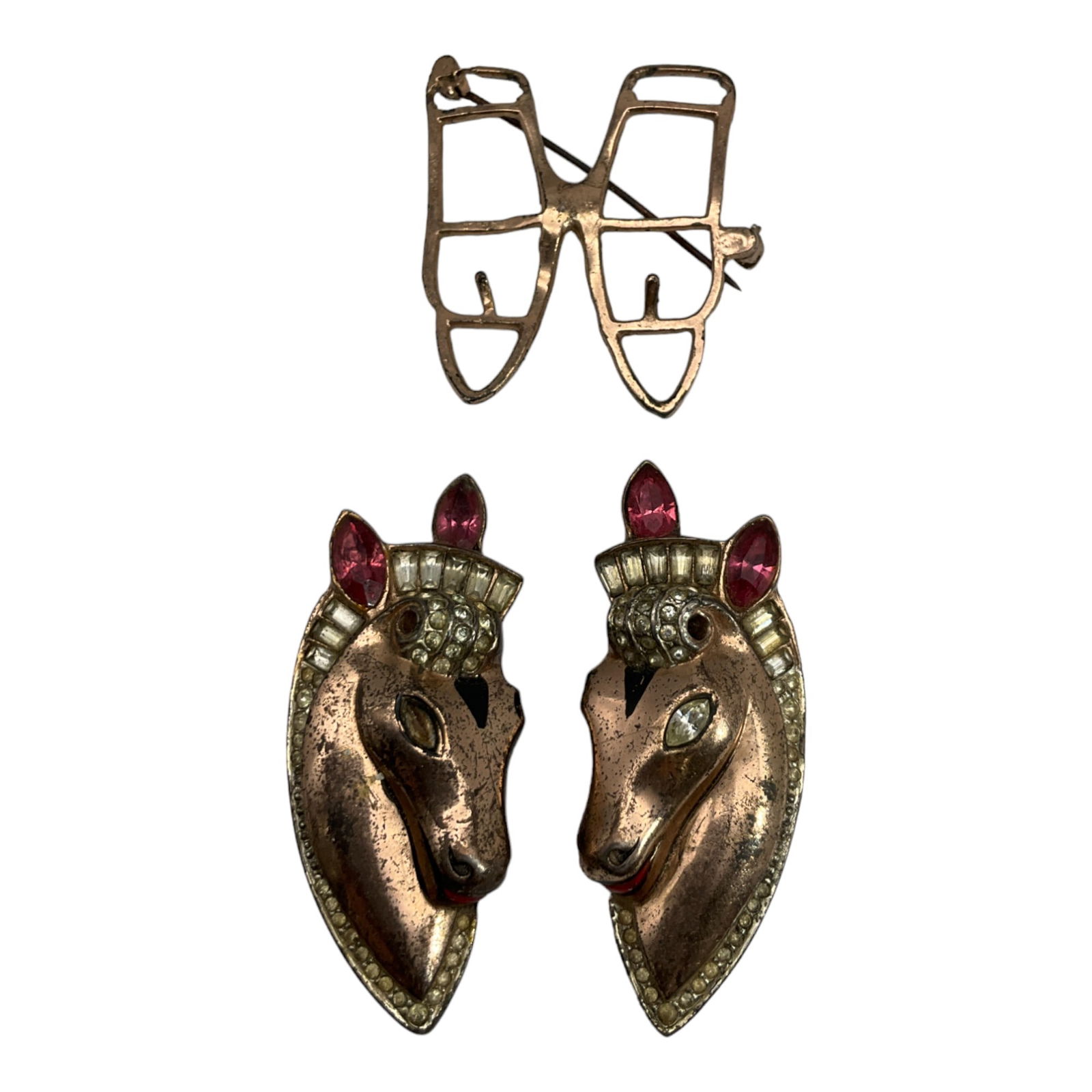 Vintage Corocraft Sterling Silver Fur Duette (1 of 10)