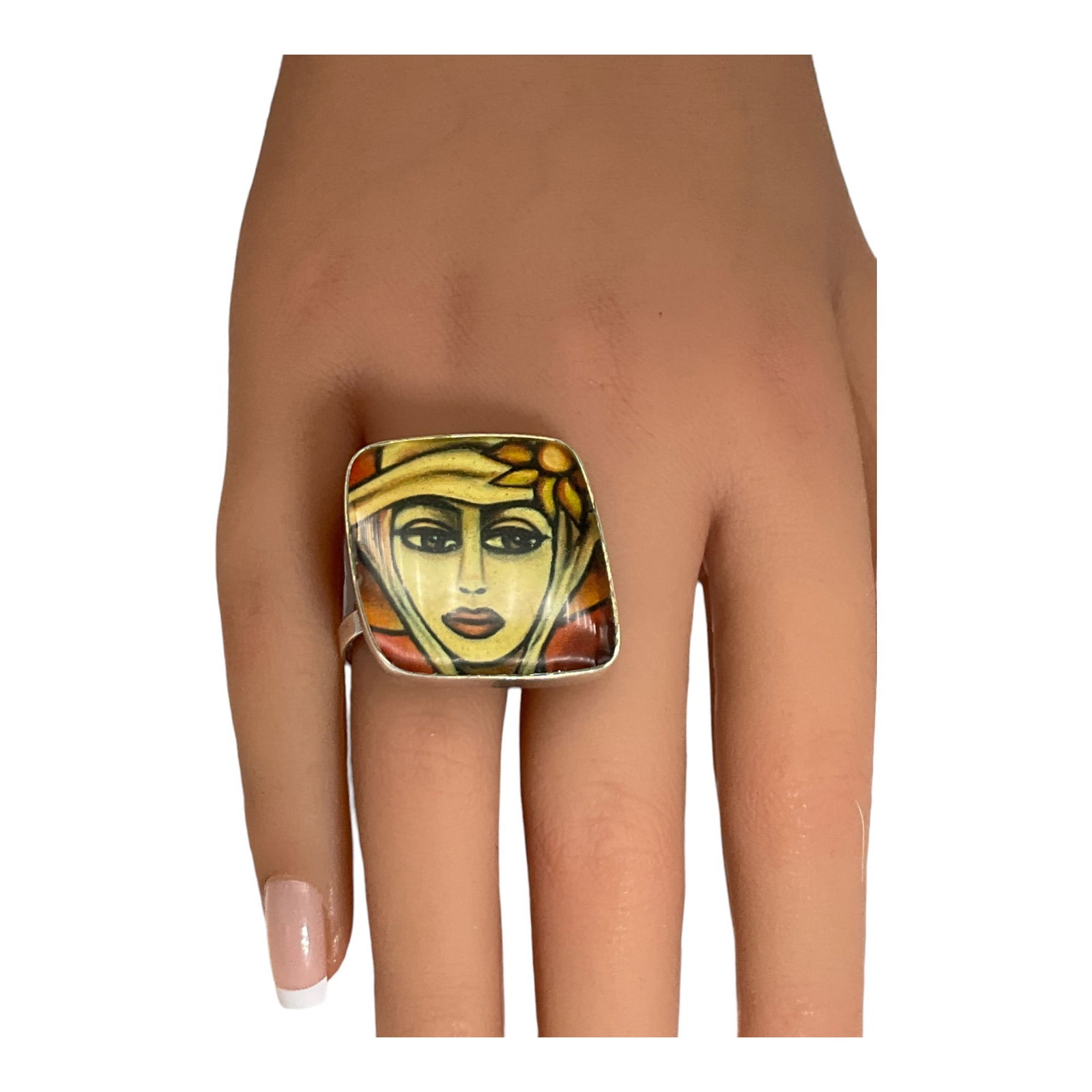 Mexico Designer Signed Sterling Silver Ring (1 of 3)