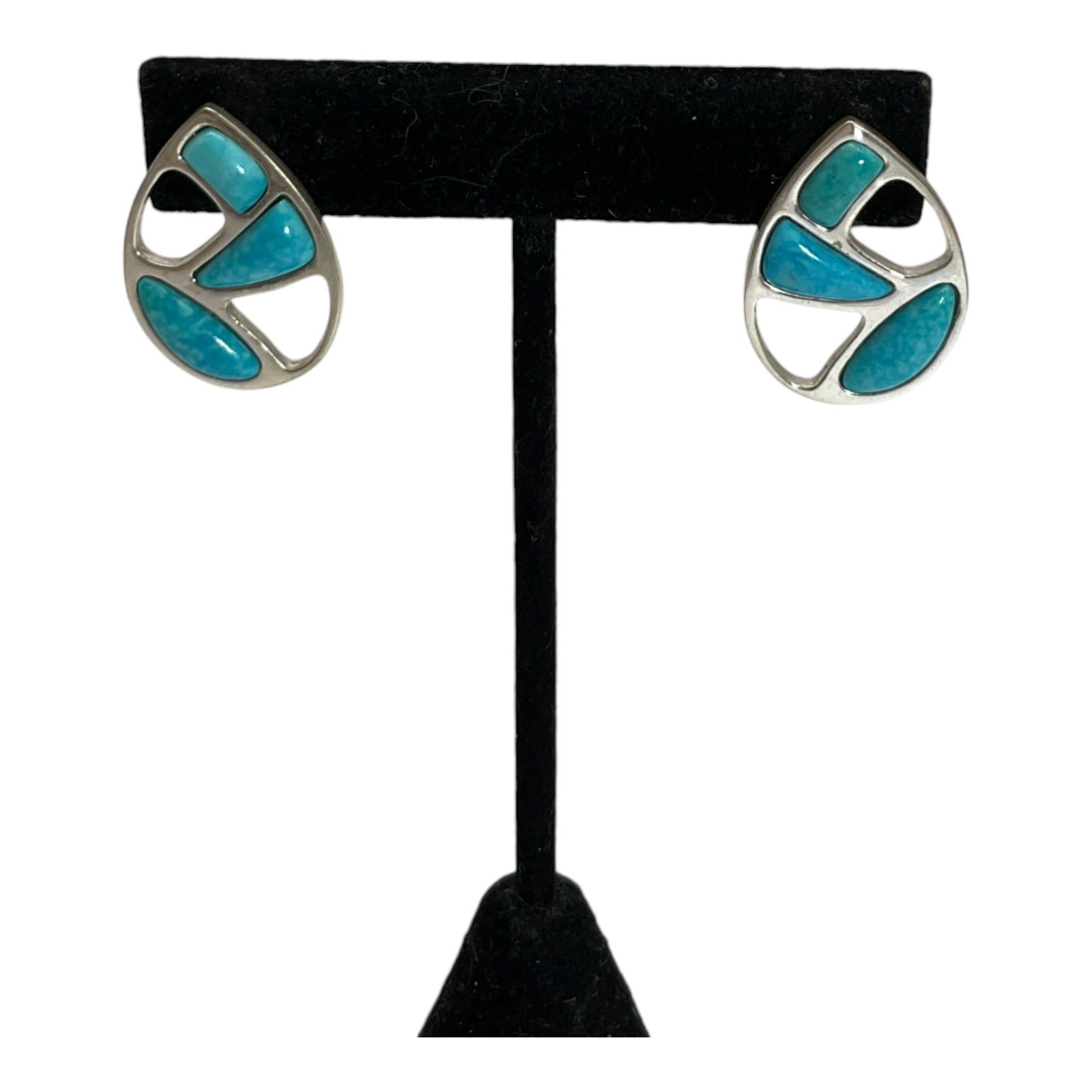 DTR Jay King 925 Turquoise Earrings. (1 of 3)