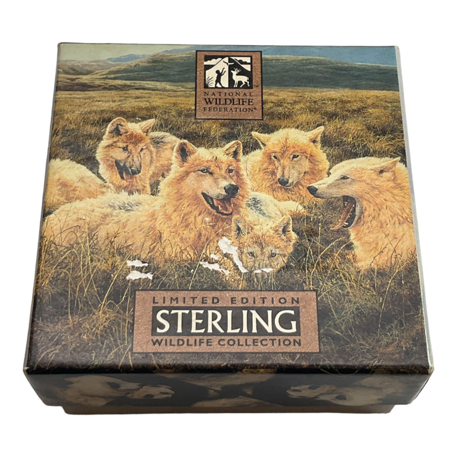 John Seery Lester LE Wolf Pack 925 Brooch (1 of 5)