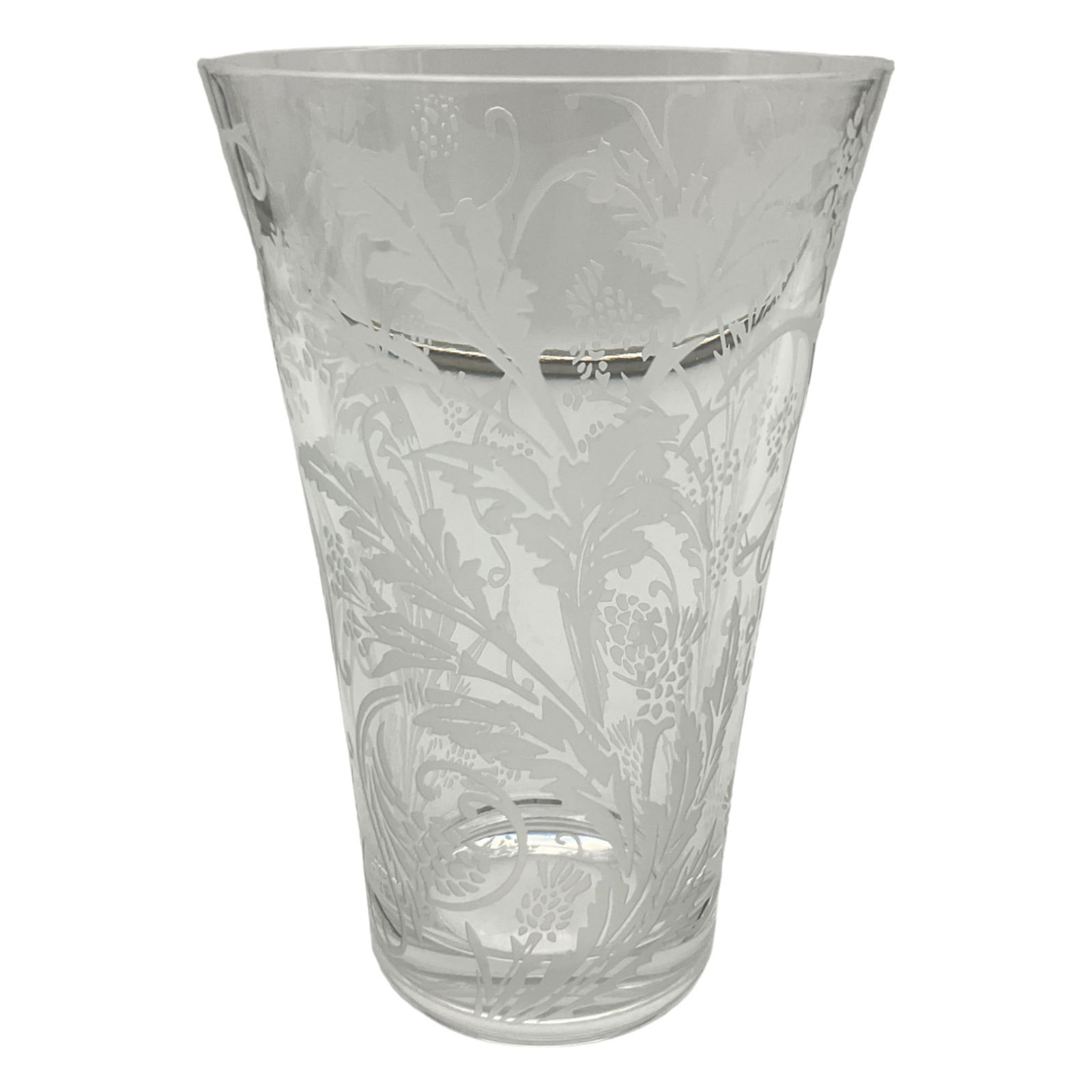 Christofle French Etched Crystal Vase (1 of 6)