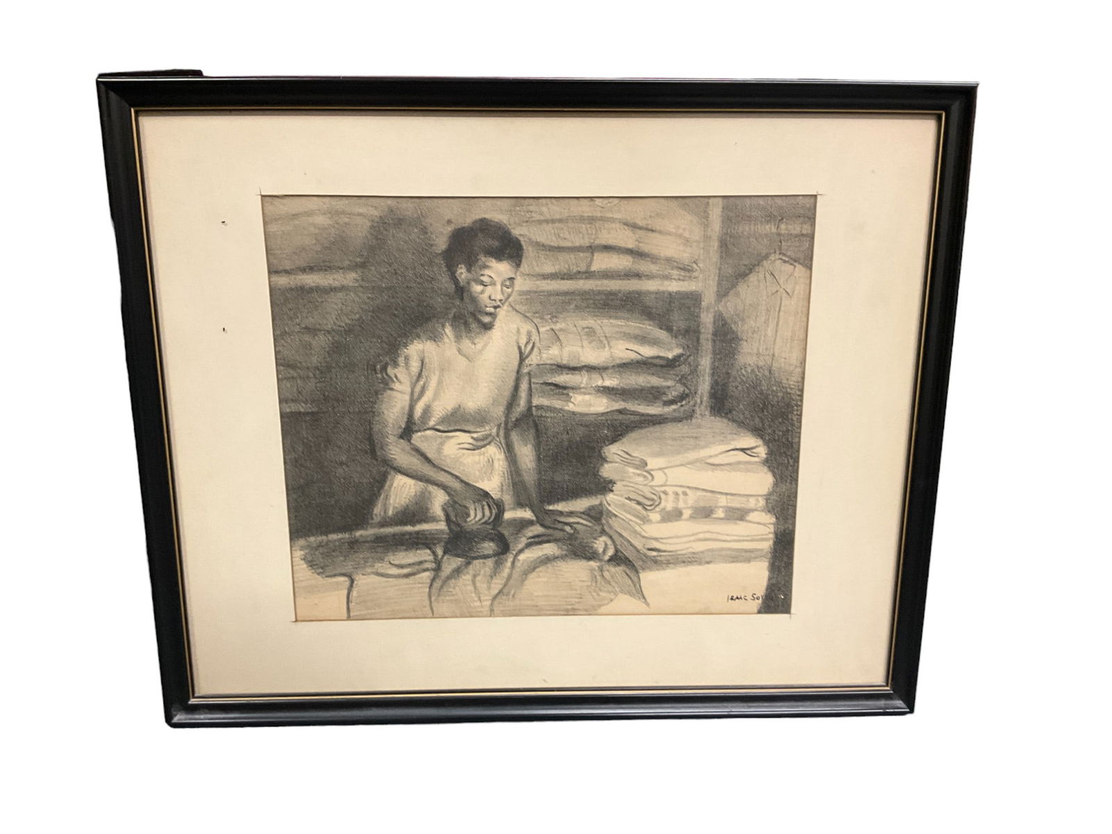 Isaac Soyer (Russian/ American, 1902 – 1981) Signed Lithograph (1 of 8)
