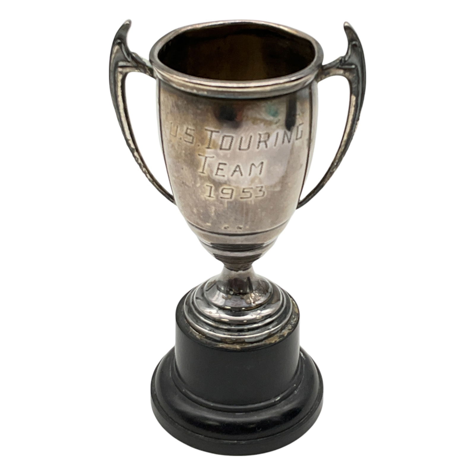 US Touring Team 1953 Sterling Silver Trophy (1 of 4)
