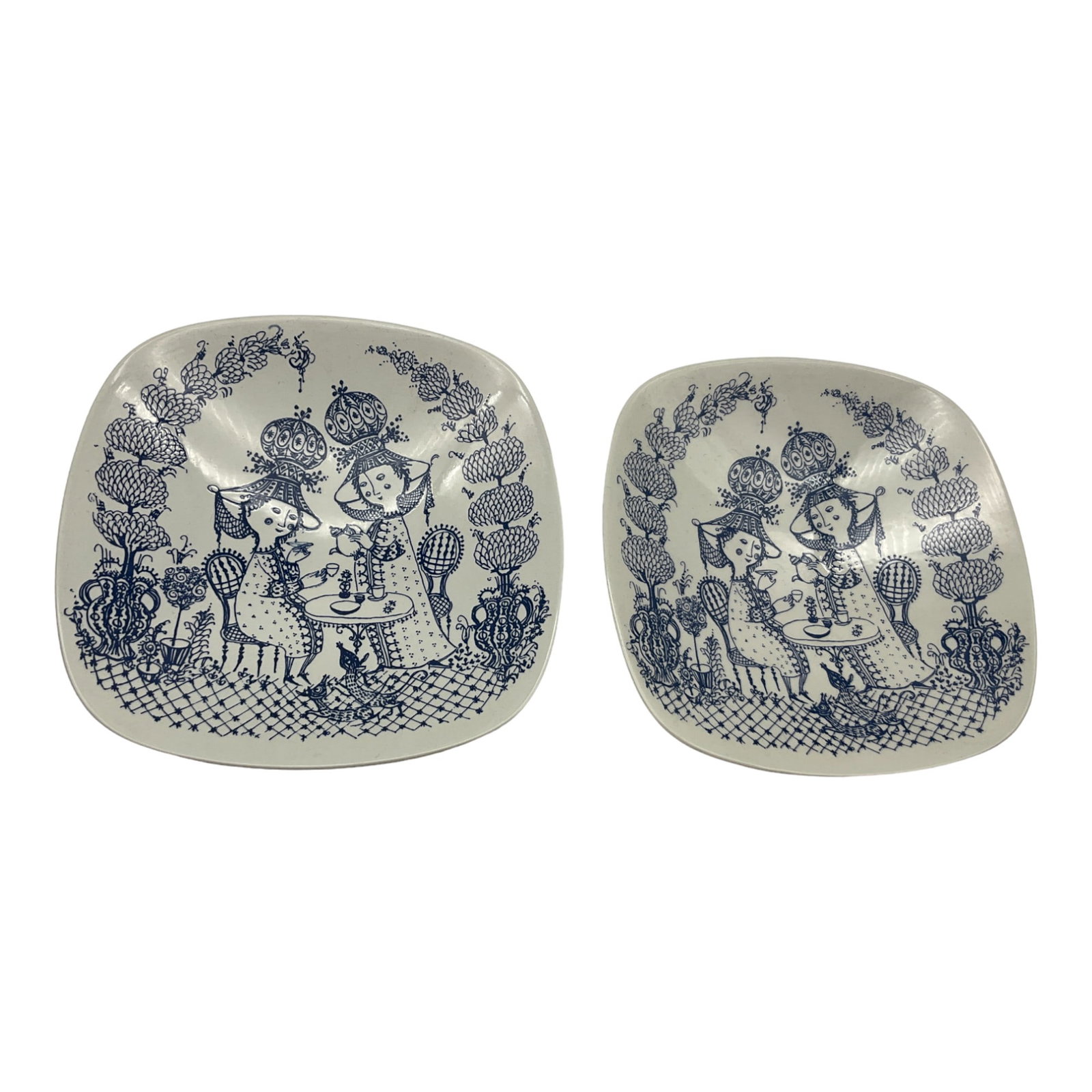 Rosenthal Bjorn Wiindblad lot of 2 Bowls, Tea for Two (1 of 7)