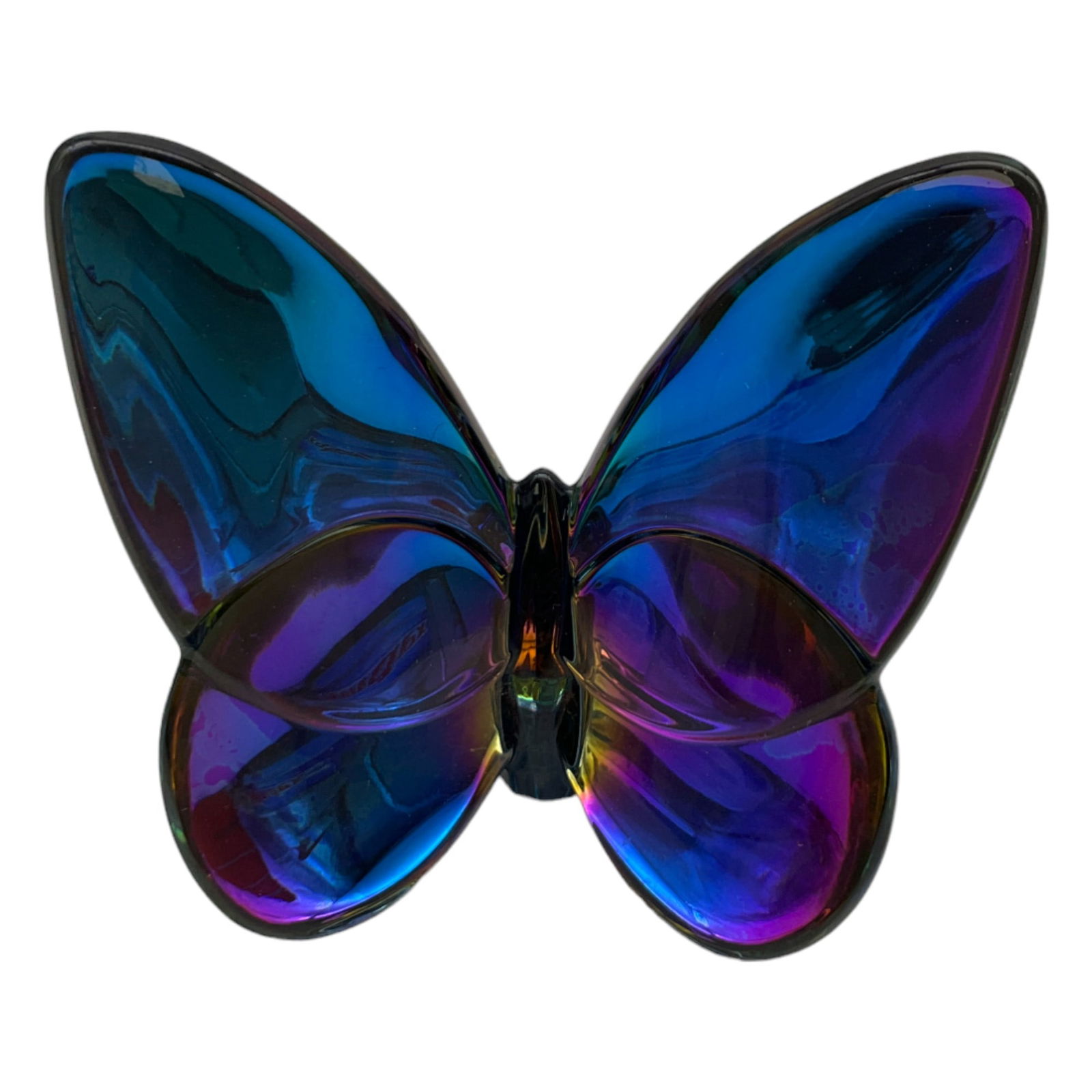 Baccarat Lucky Butterfly Scarab Blue (1 of 3)