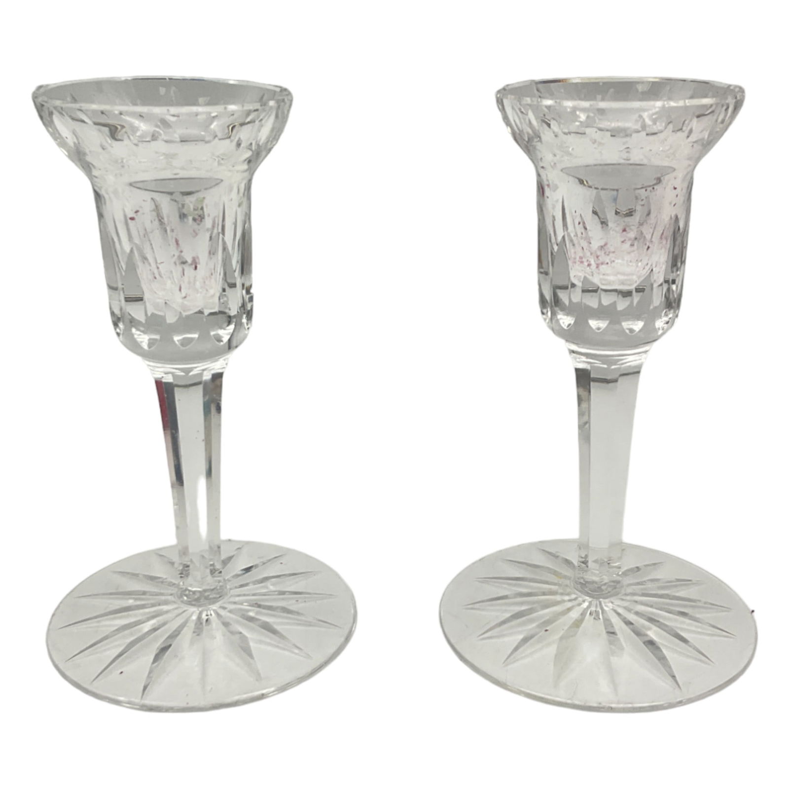 Pair Waterford Crystal Candlestick Holders (1 of 4)