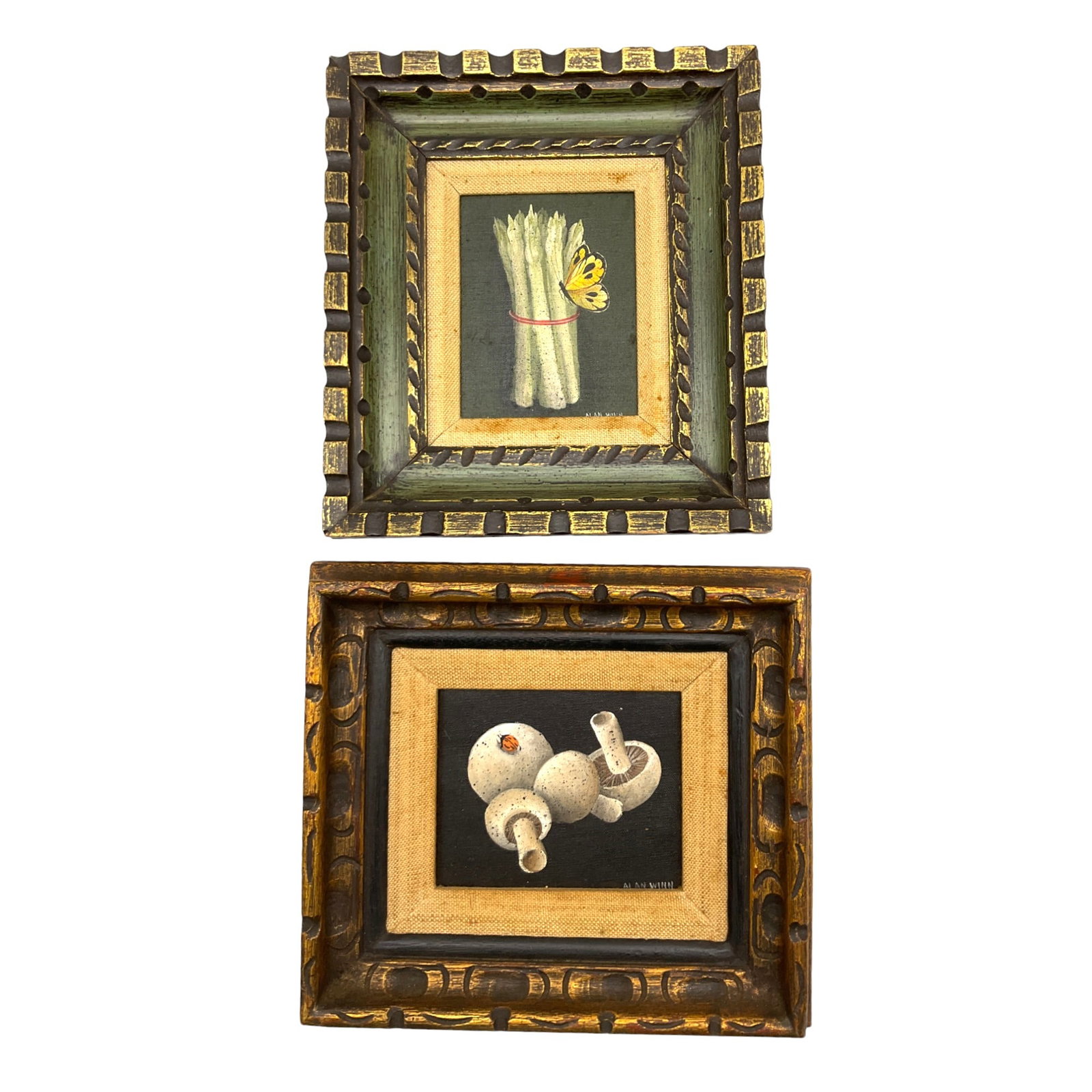 Pair Alan Winn Signed Oil on Canvas (1 of 4)