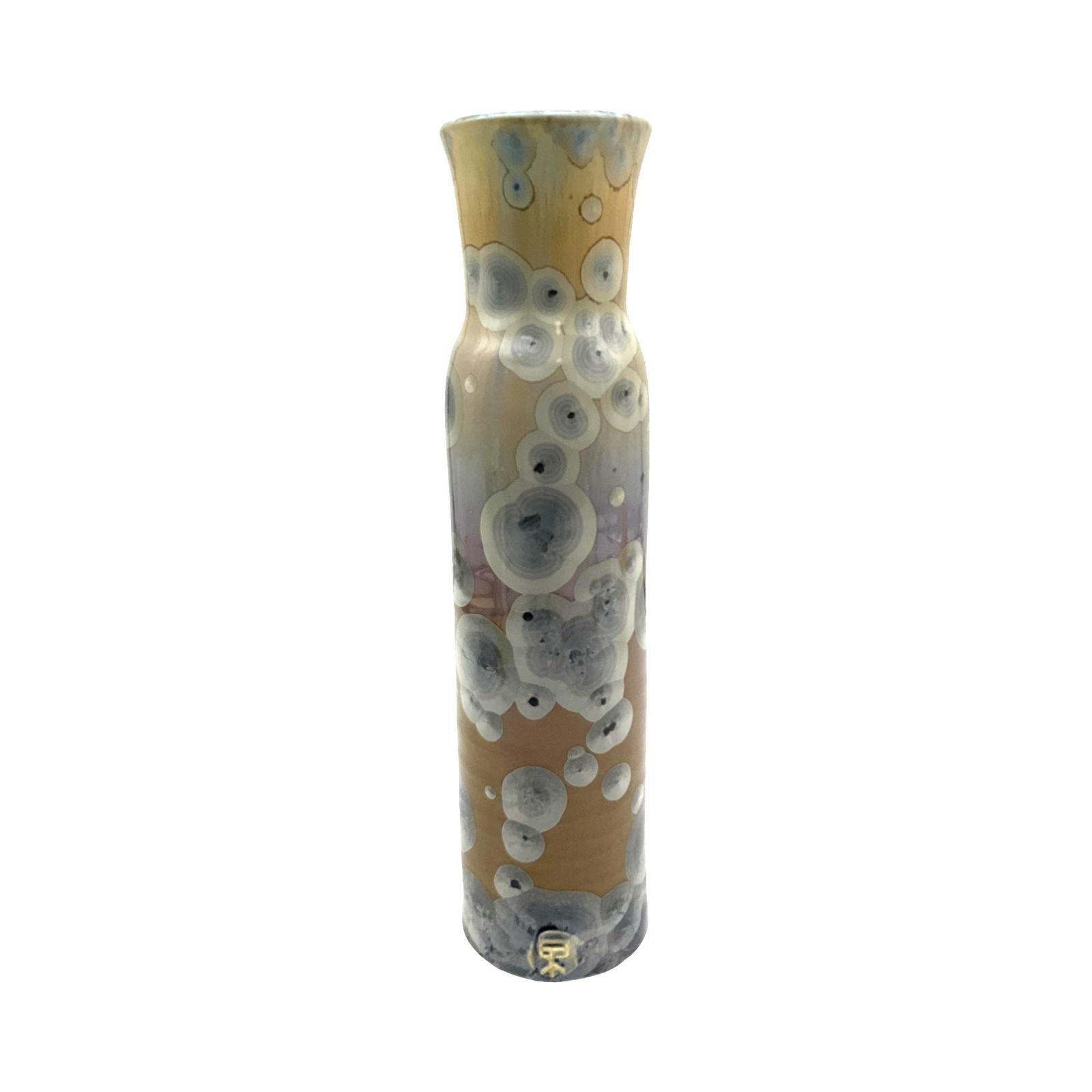 Crystalline Glaze Porcelain Vase Signed (1 of 5)
