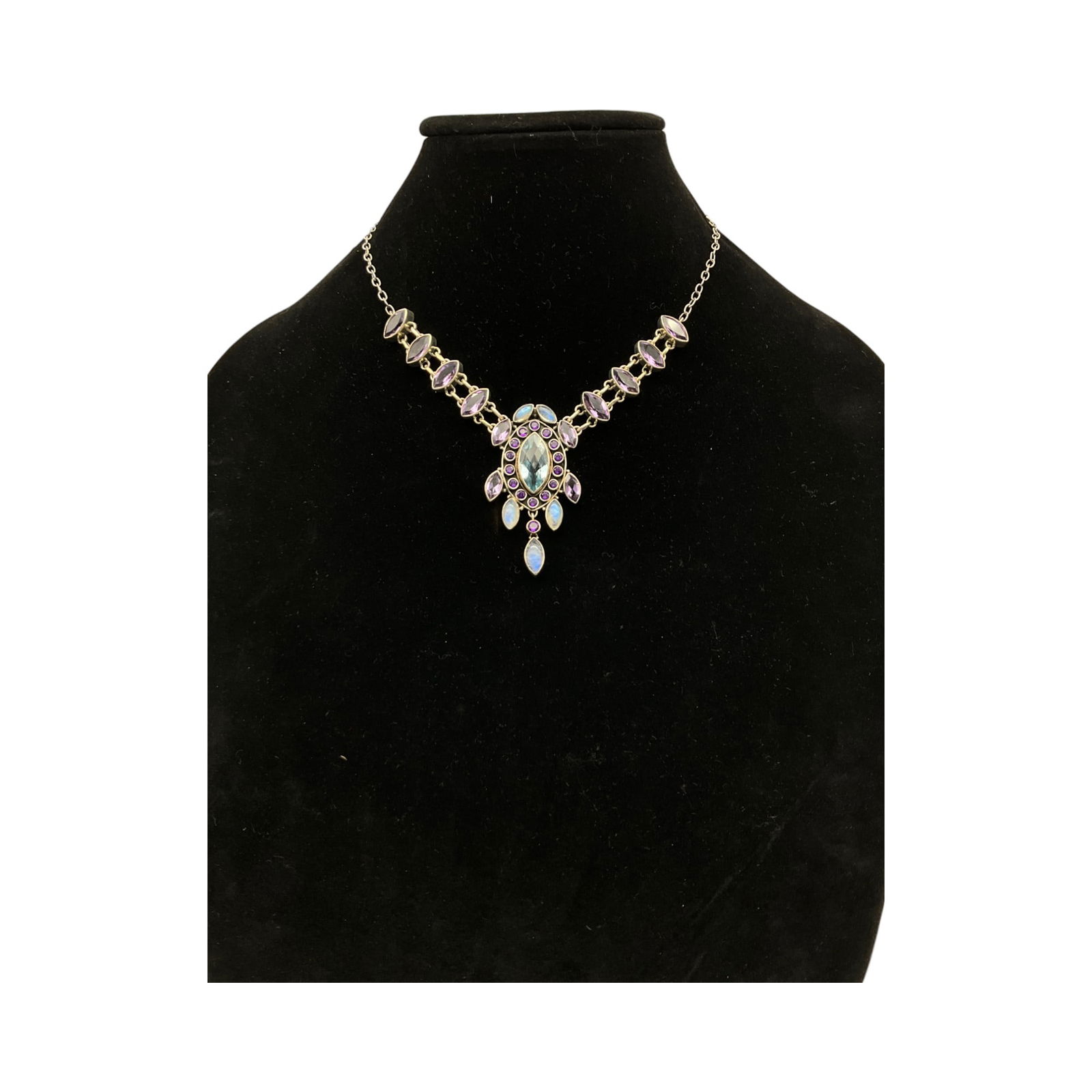 Nicky Butler 925 Multi Gemstone Necklace (1 of 4)