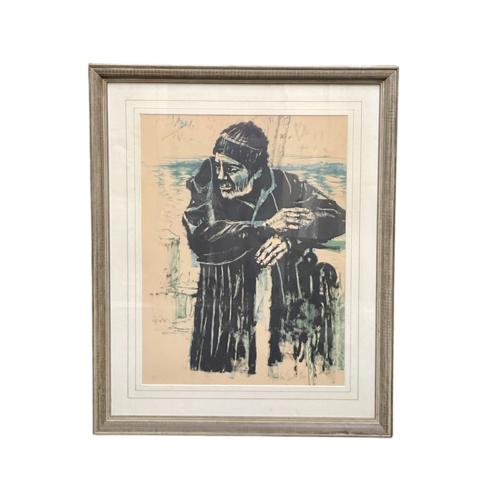 Moshe Gat (Israel, Born 1935) Signed and Numbered Lithograph (1 of 3)