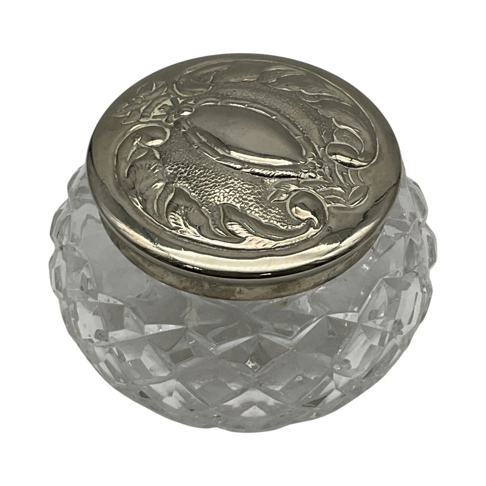 Waterford Cut Crystal Vanity Powder Jar and Lid (1 of 4)