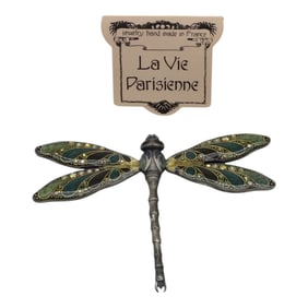 Catherine Popesco Dragonfly Brooch Enamel
