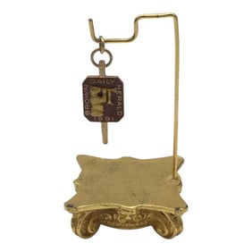 10k Gold Brown University Key Pendant