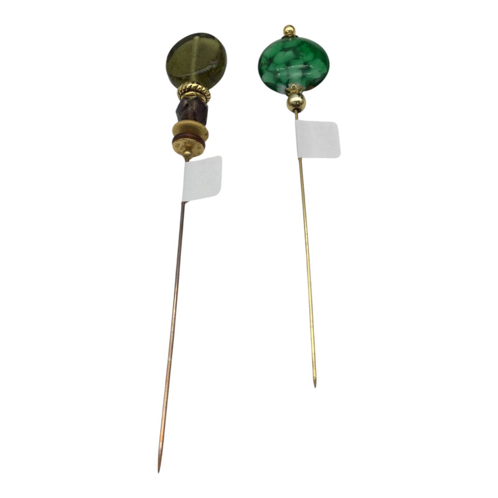 Vintage Lot of 2 Beaded Hat Pins (1 of 3)