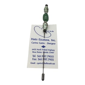 Vintage Carina Gatto Designer Hat Pin