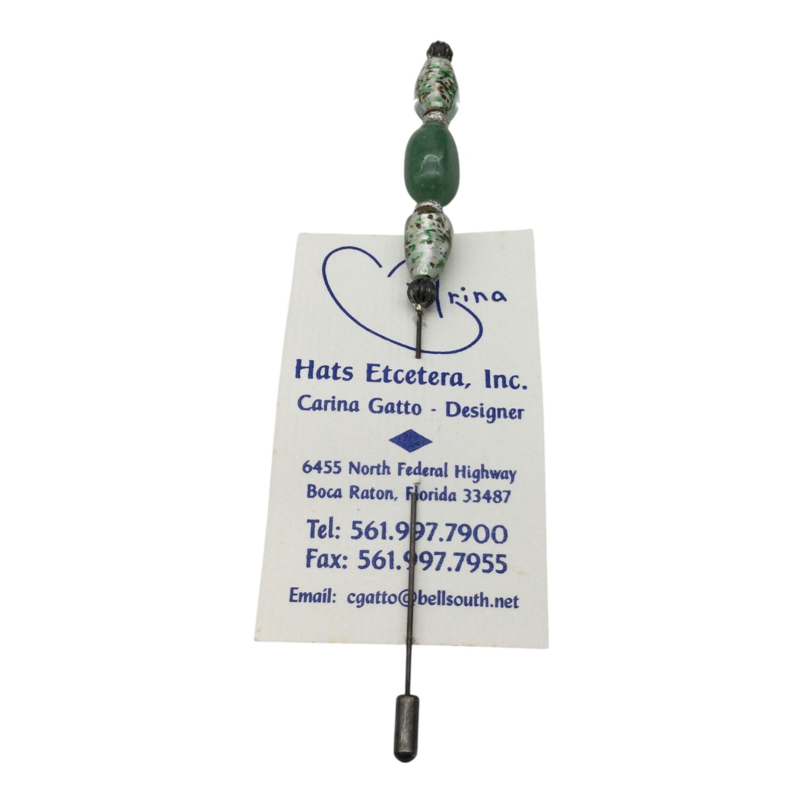 Vintage Carina Gatto Designer Hat Pin (1 of 2)