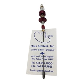 Vintage Carina Gatto Designer Hat Pin