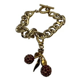 Juicy Couture Cherry Charm Bracelet