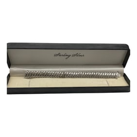 JWBR 925 Marked Link Bracelet