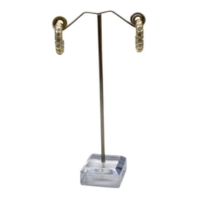 Nolan Miller Small 1/2 Hoop Earrings