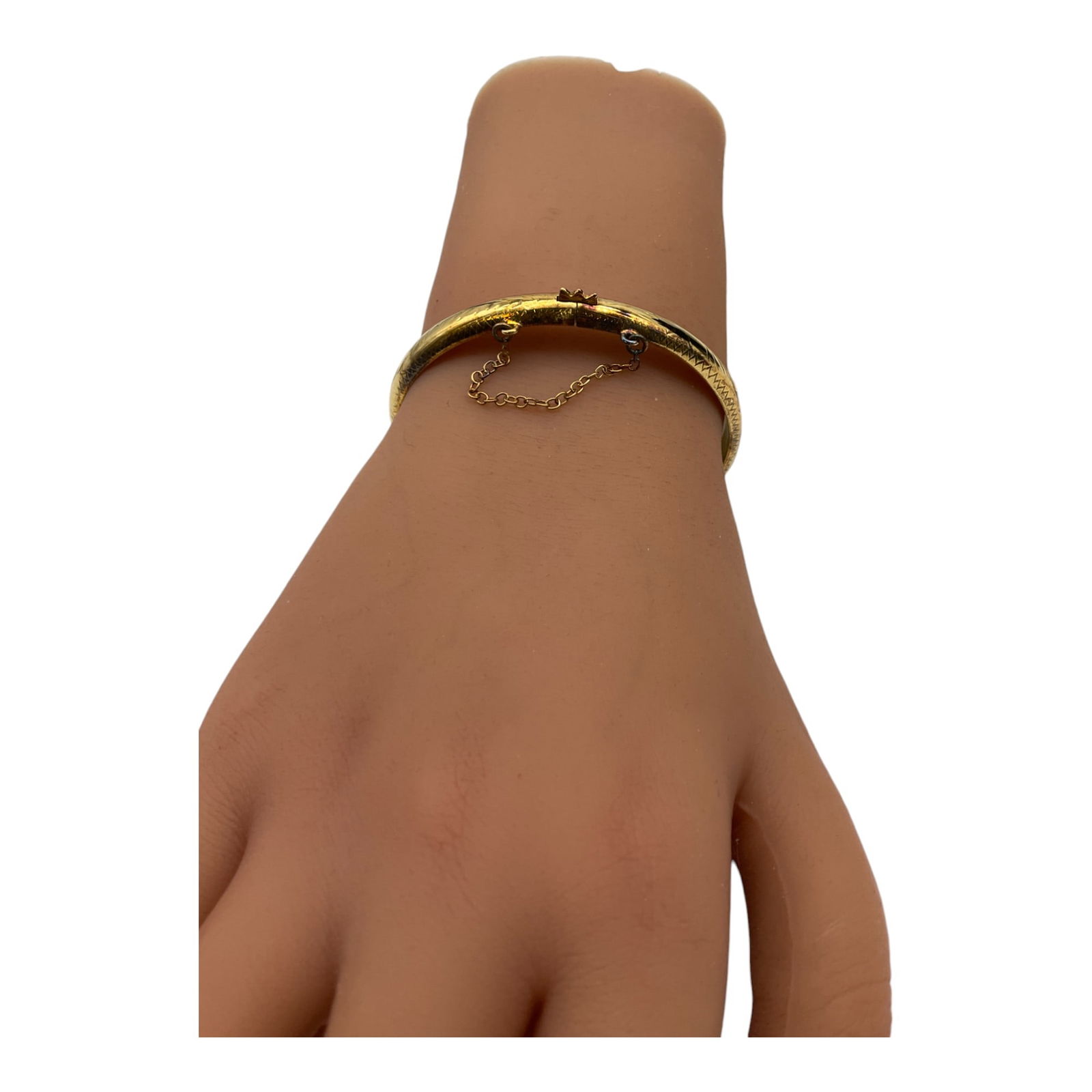 925 Gold Plated Bangle Bracelet (1 of 3)