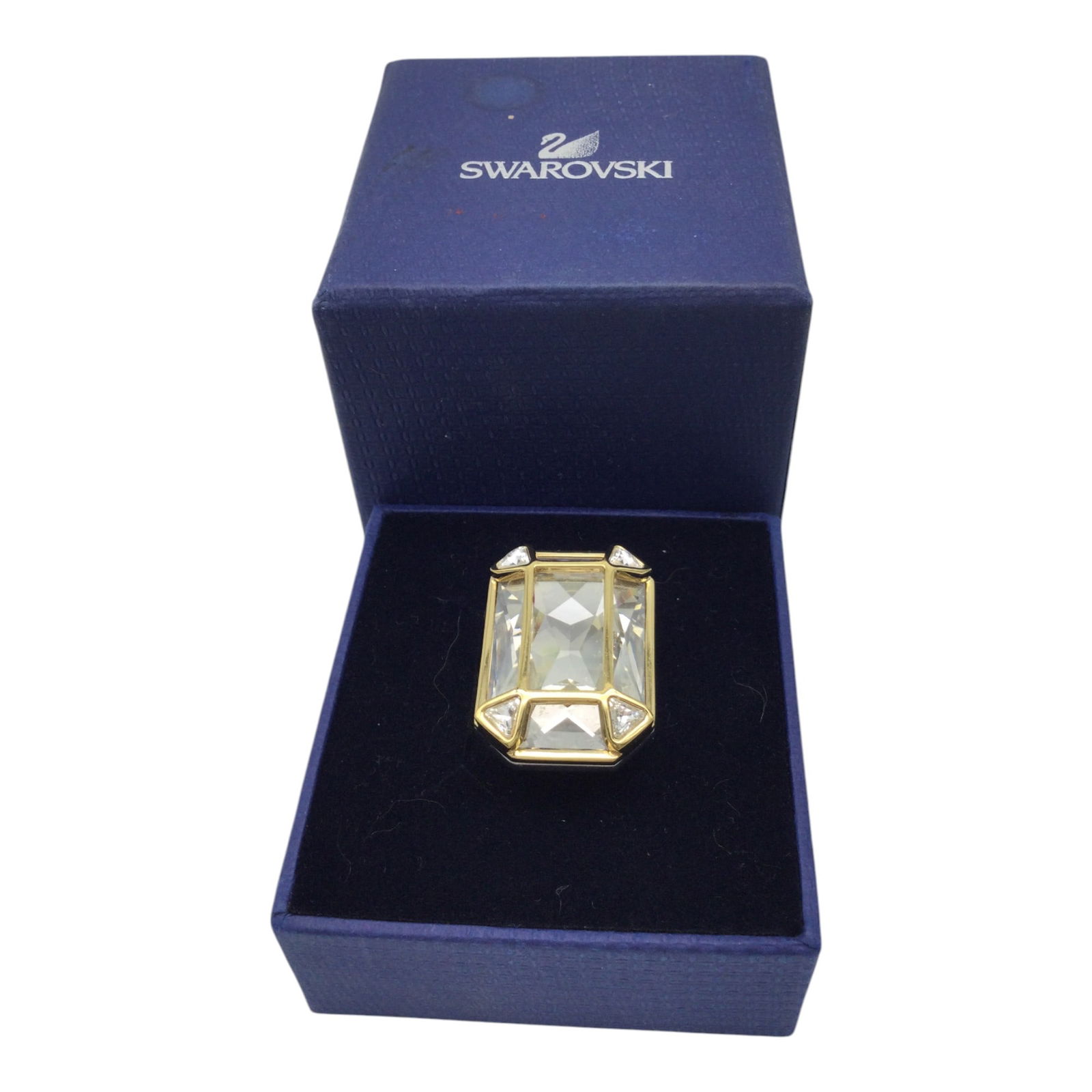 Swarovski Crystal Cocktail Ring Sz. 6 (1 of 6)