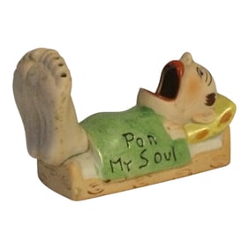 Vintage Japan Figural Hat Pin Holder