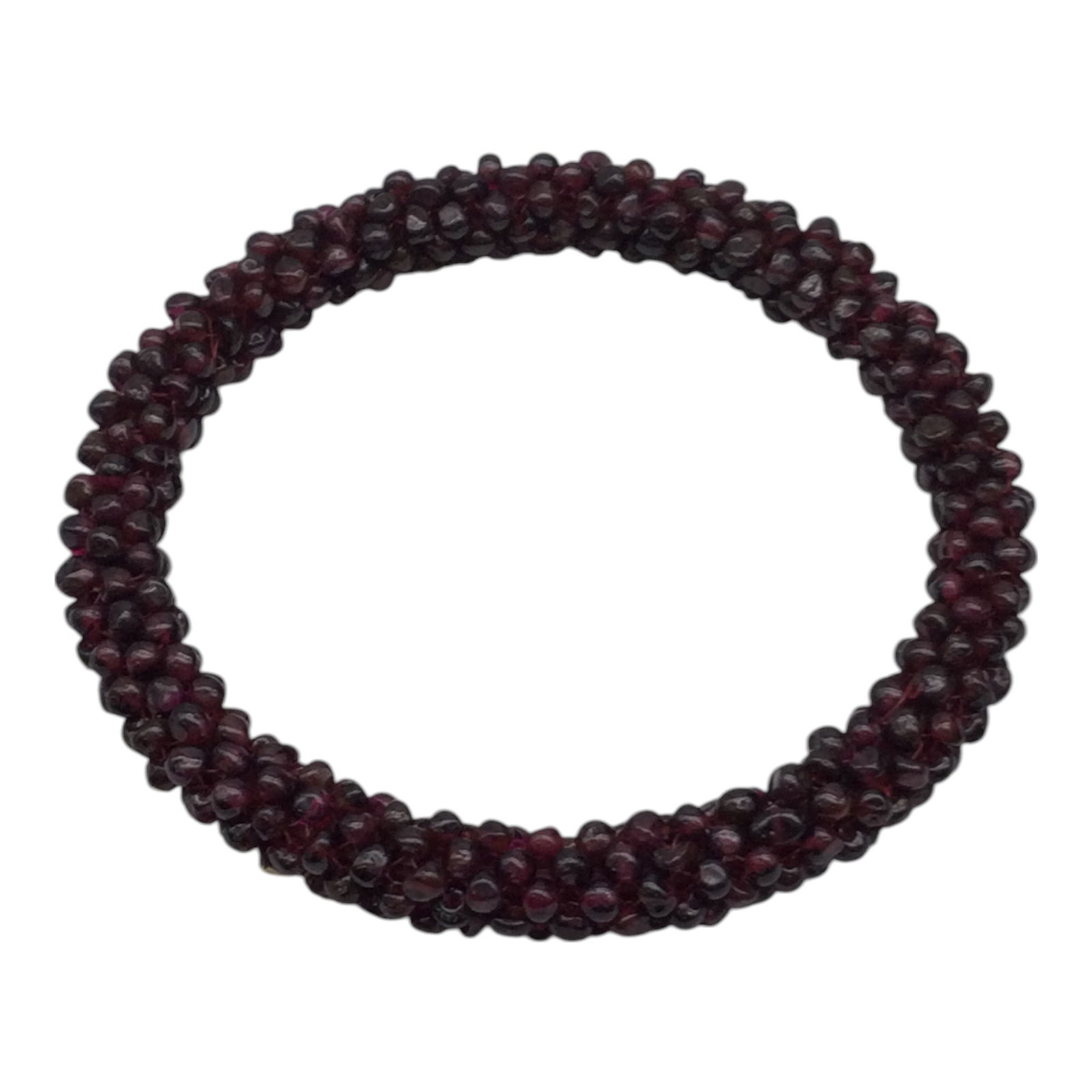 Antique Garnet Pyrope Cluster Bangle Bracelet (1 of 3)