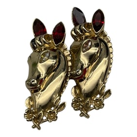 1948 Coro Duette Brooch - Daily Double - by Adolph Katz