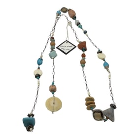 Designer Iris Lane One of A Kind Lariat Necklace