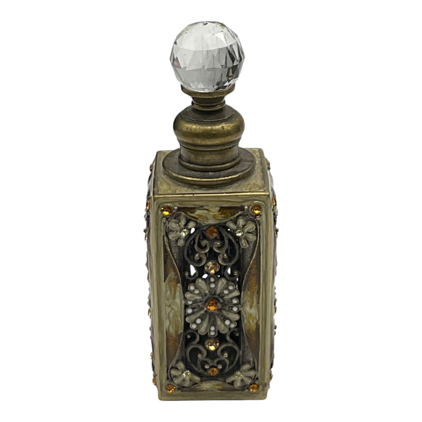 Enamel Perfume Bottle and Dabber (1 of 6)