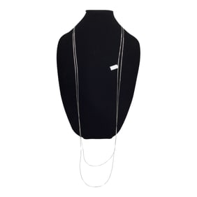 925 Italy 100-inch Snake Link Necklace