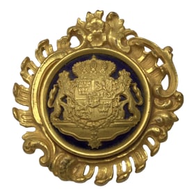 Vintage Sporrong and Co. Gold and Enamel Pendant