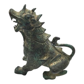 Bronze Fu-Dog Lion