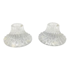 Pair Baccarat Crystal Massena Candle Stick Holders