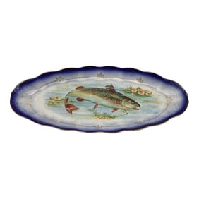 Sterling China Fish Platter Rainbow Trout