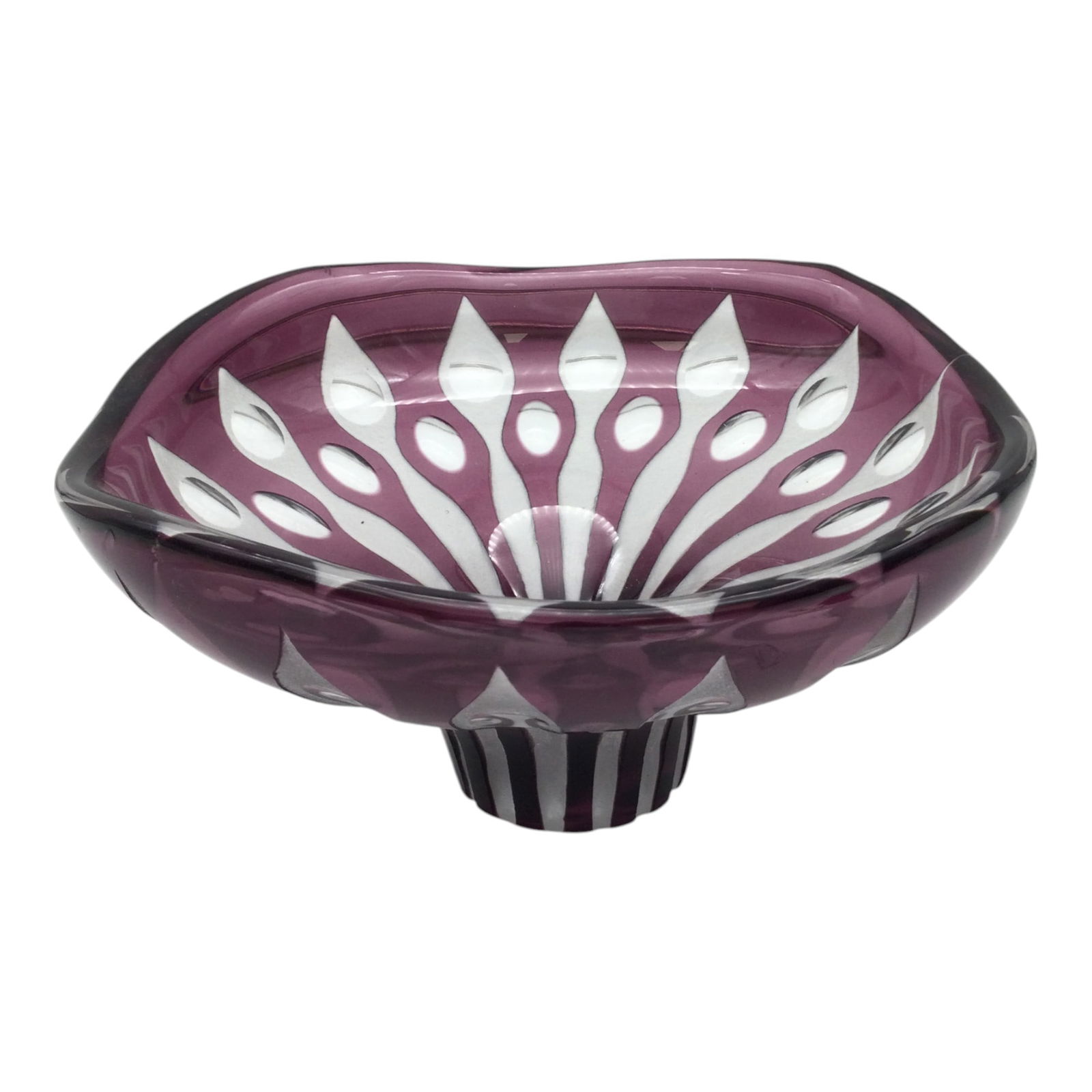 Ernest Gordon (1916-2002) Acid stamped Ernest Gordon Kosta Glass Vase (1 of 4)