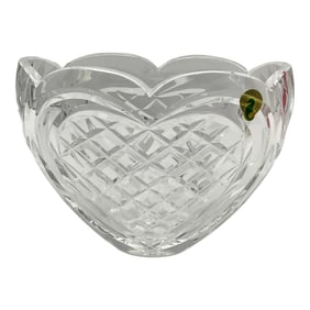 Waterford Crystal Heart Shaped Vase/Bowl
