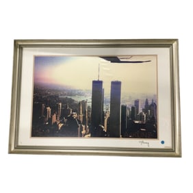 AJ Kunz Signed World Trade Towers Print